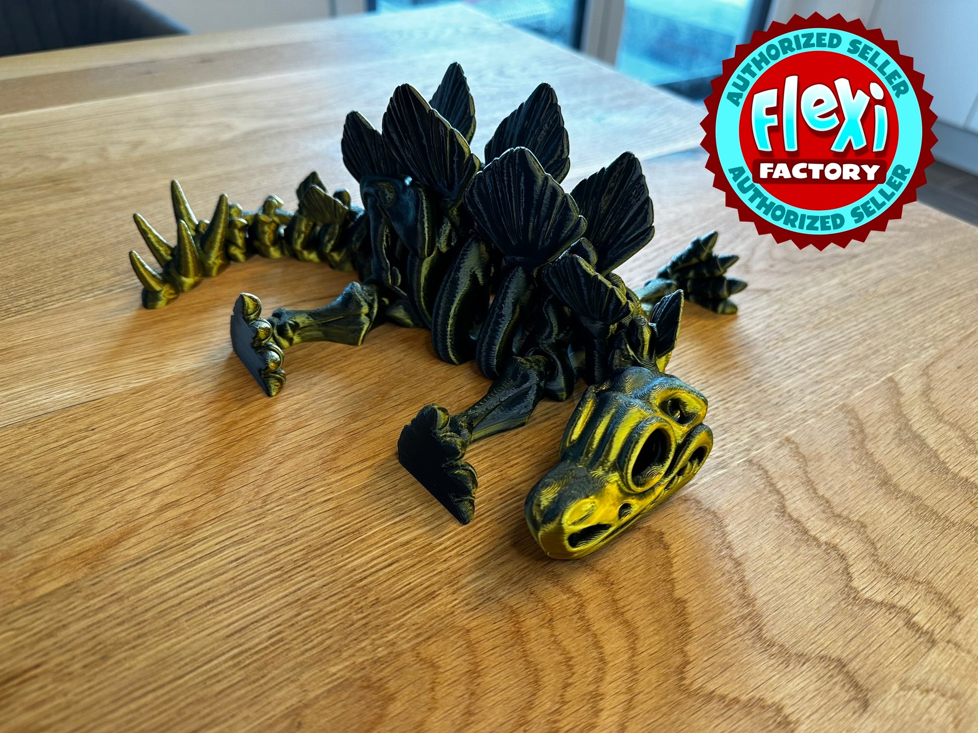 Stegosaurus Skelett Figur 3D Druck Dinosaurier Dino Figur - 3dDraMa