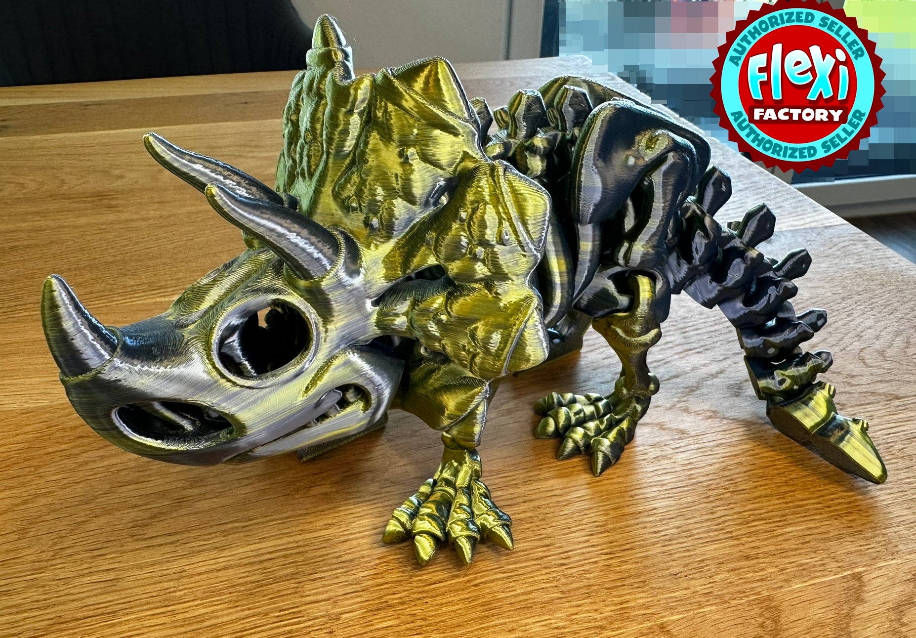 Trizeratops Skelett Figur 3D Druck Dinosaurier Dino Figur - 3dDraMa