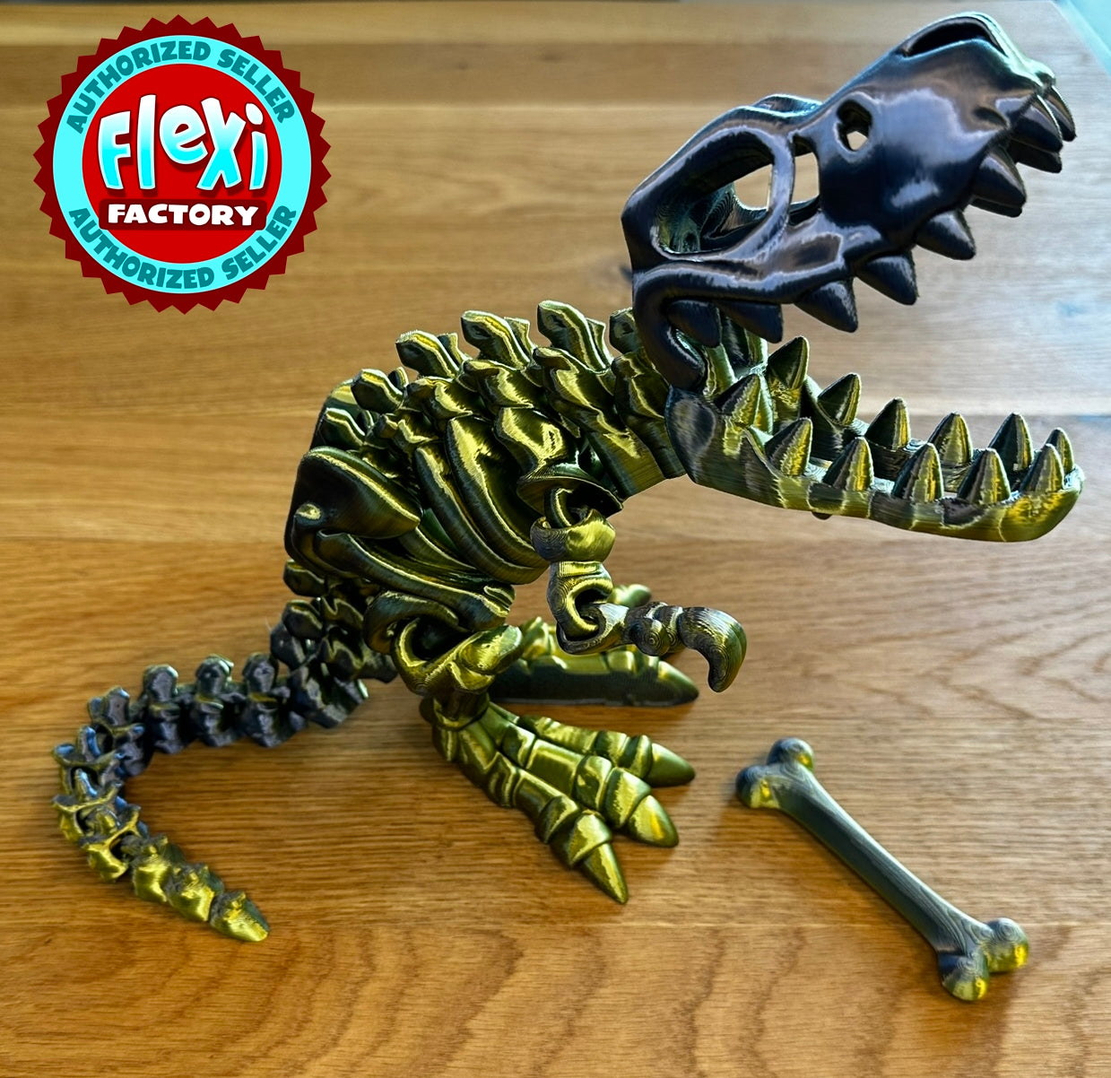 T-REX Skelett Figur 3D Druck Dinosaurier Dino Figur - 3dDraMa