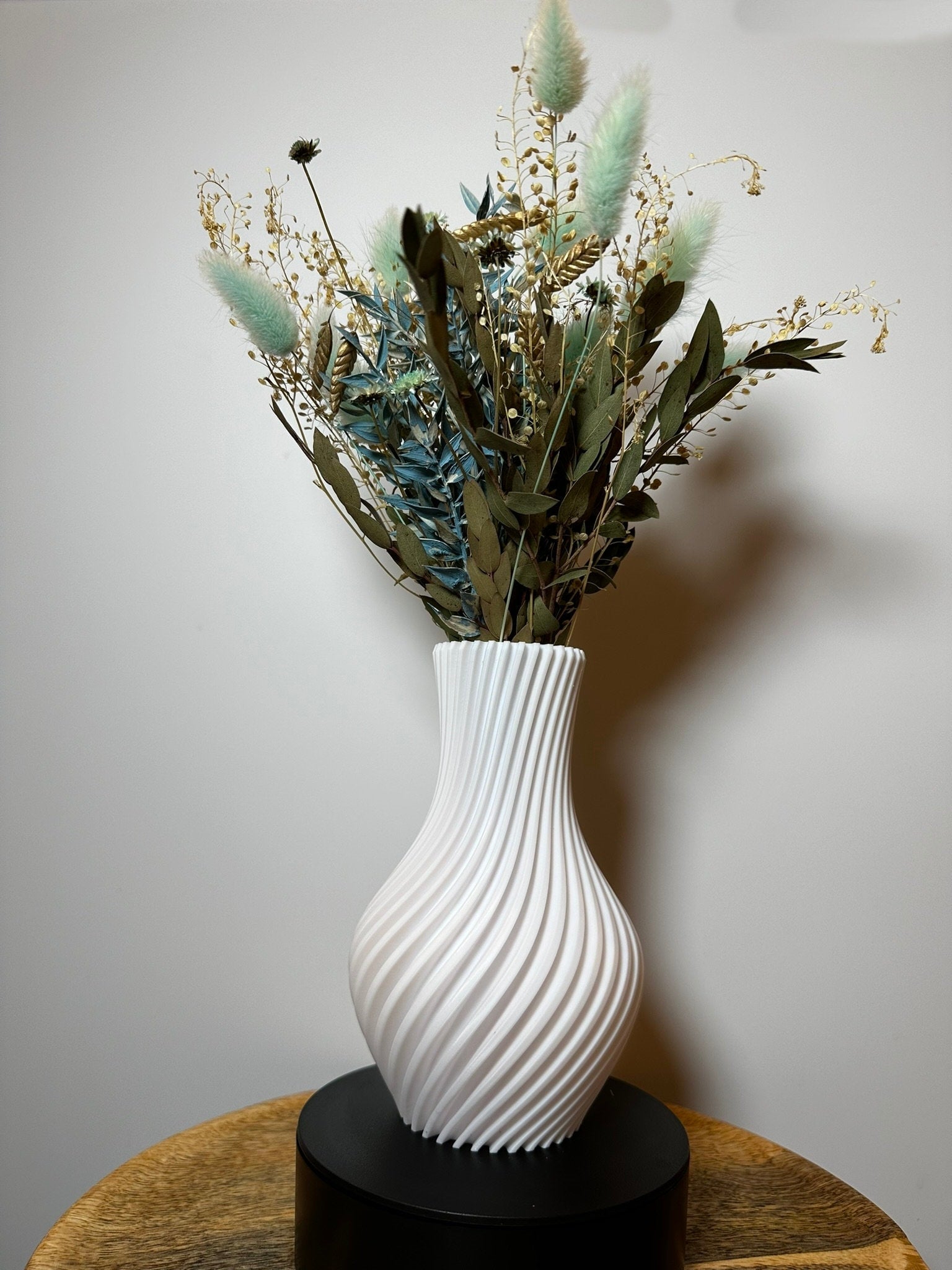 Dekovase / Vase / Trockenblumen / Pampasgras / 3D Druck Vase / Kunststoff Vase / bruchsichere Vase / bis 25 cm. / "Aphrodite"