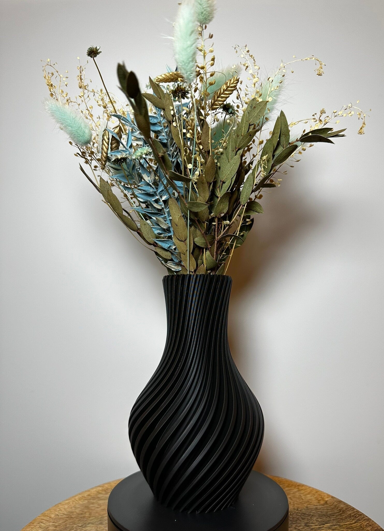 Dekovase / Vase / Trockenblumen / Pampasgras / 3D Druck Vase / Kunststoff Vase / bruchsichere Vase / bis 25 cm. / "Aphrodite"