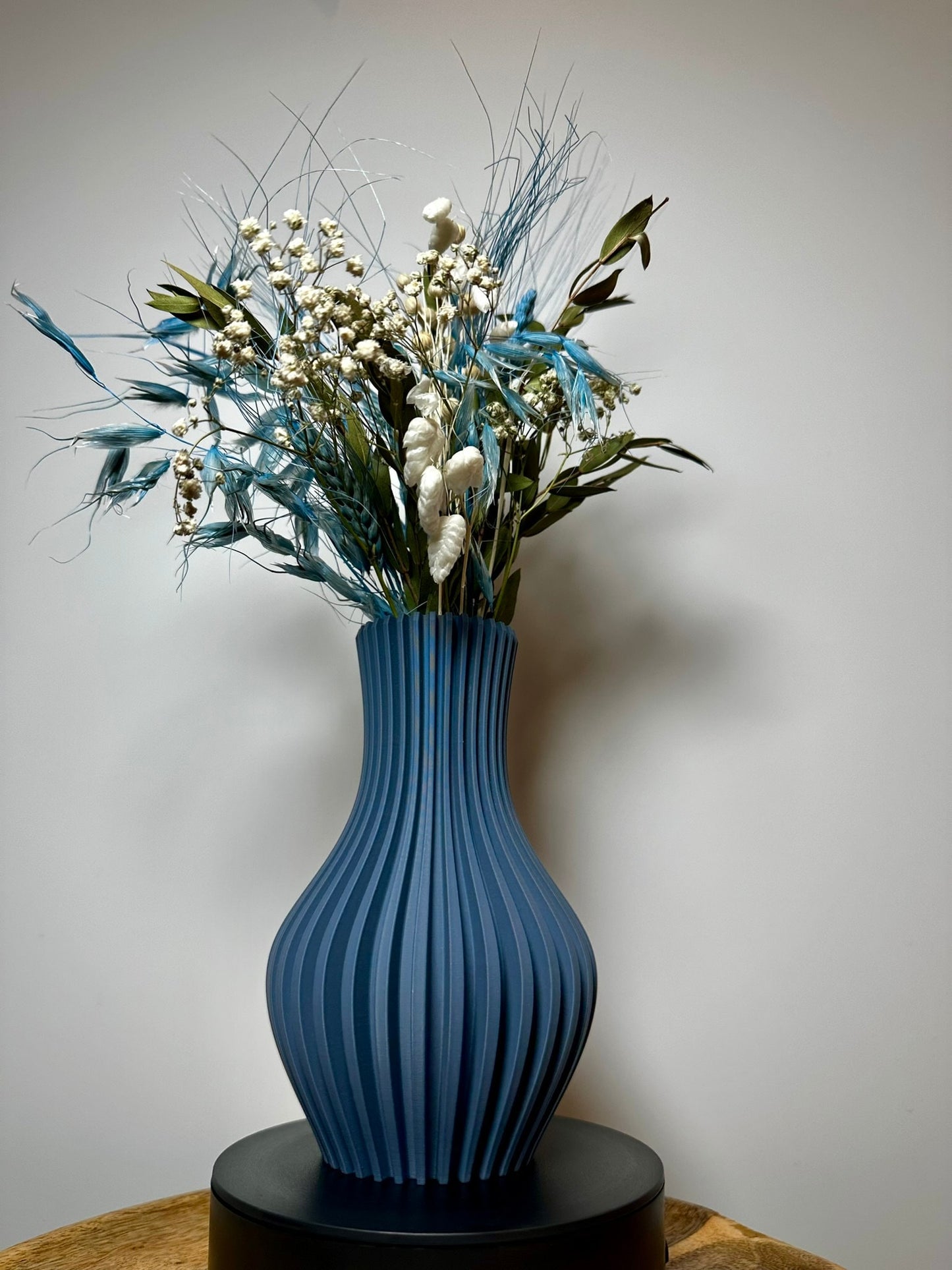 Dekovase / Vase / Trockenblumen / Pampasgras / 3D Druck Vase / Kunststoff Vase / bruchsichere Vase / bis 25 cm. / "Athene"