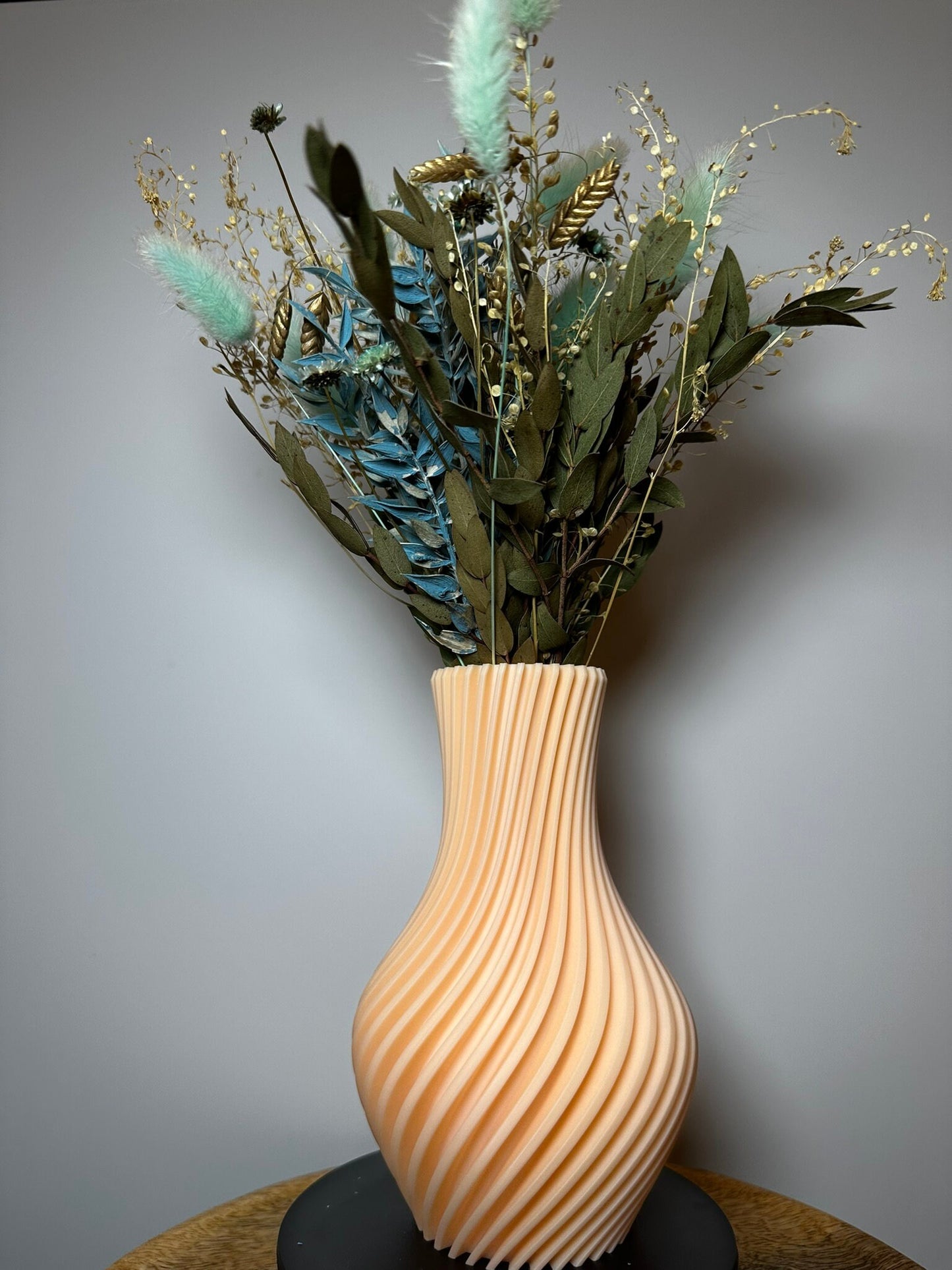 Dekovase / Vase / Trockenblumen / Pampasgras / 3D Druck Vase / Kunststoff Vase / bruchsichere Vase / bis 25 cm. / "Aphrodite"