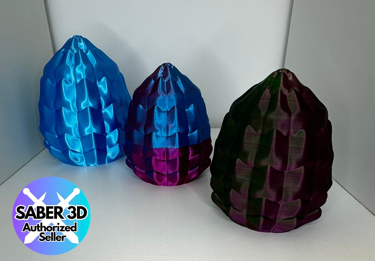 JoryHeim Drachenei Mit Kristall-Drache - 10cm Mystisches Spielzeug - UV-Leuchtend