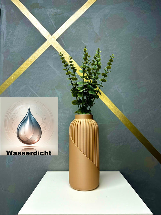 Dekovase / "Juno"/ Vase / Trockenblumen / Pampasgras / 3D Druck Vase / Kunststoff Vase / bruchsichere Vase / bis 25 cm.